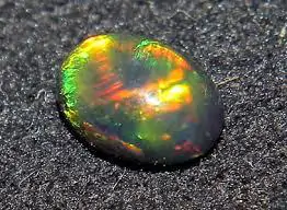 Finished Smoked Opal after Opal Treatment