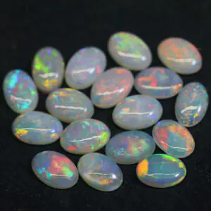 Australian Opal -3x5 MM Oval Multicolor Fire